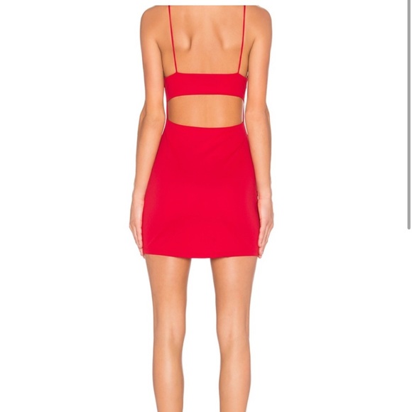 NBD Red Kate Mini Dress size Small, Lava - Picture 2 of 10